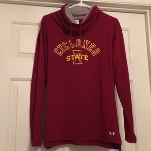 Red ISU Running Sweater